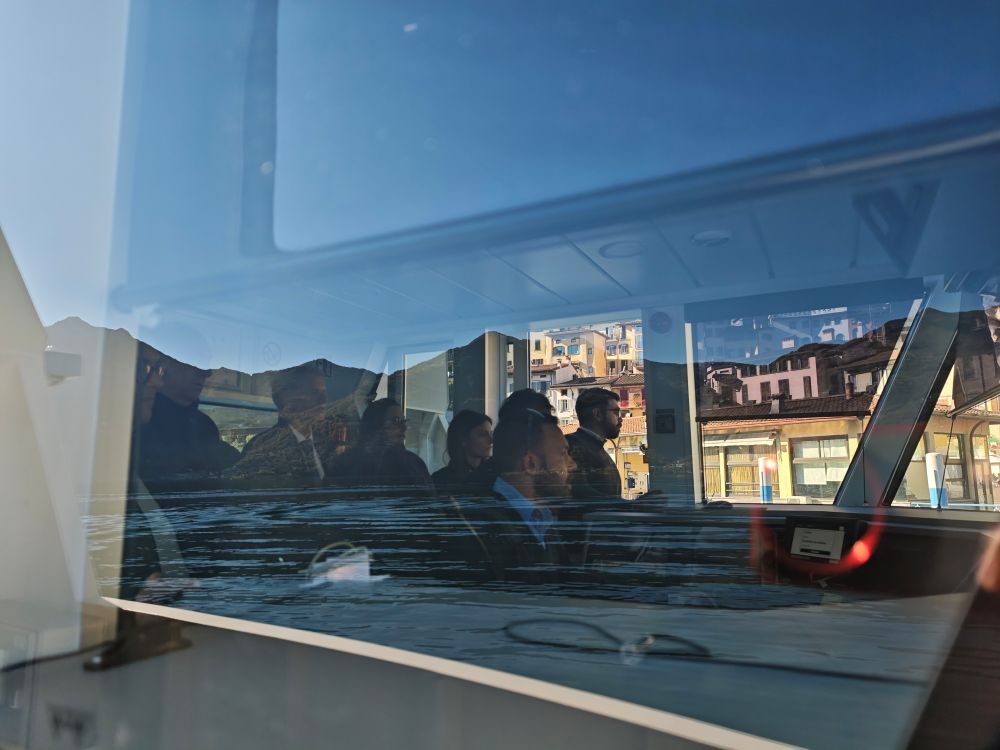 Navigazione Lago d'Iseo, Italien, Reederei, Kundentag Ampereship