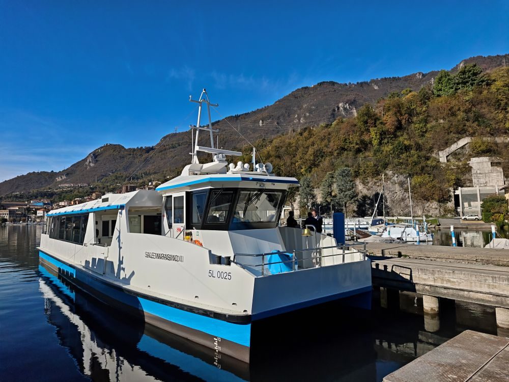 Navigazione Lago d'Iseo, Italien, Reederei